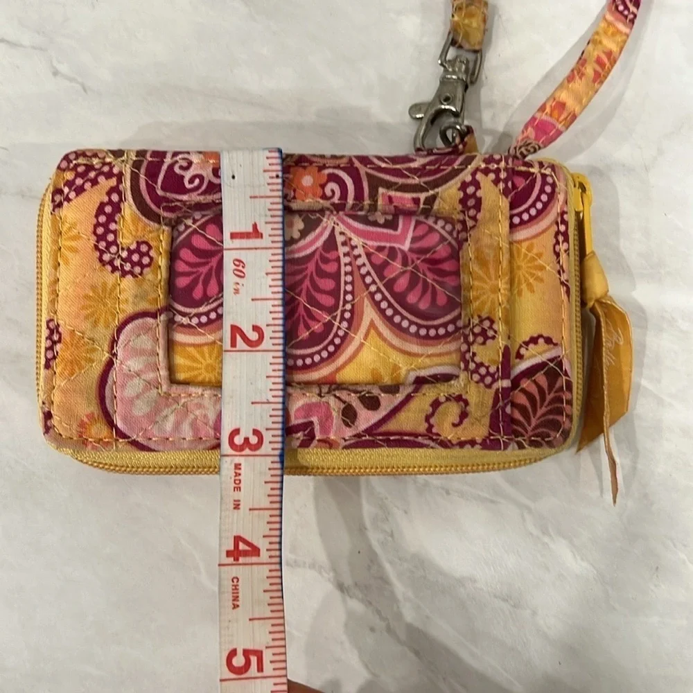 🔥Vera Bradley Vibrant Yellow and Pink Women's Wristlet🔥